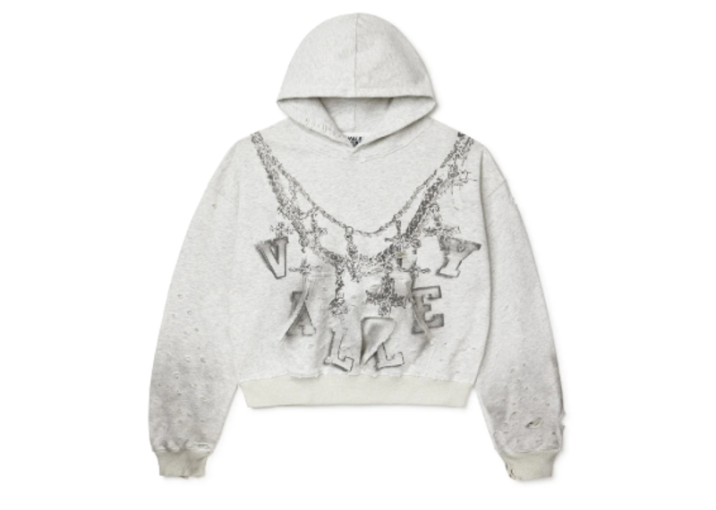 Vale Forever Vale Forever Big Chain Hoodie Grey