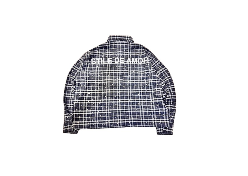 Stile De Amor Rhinestone Flannel