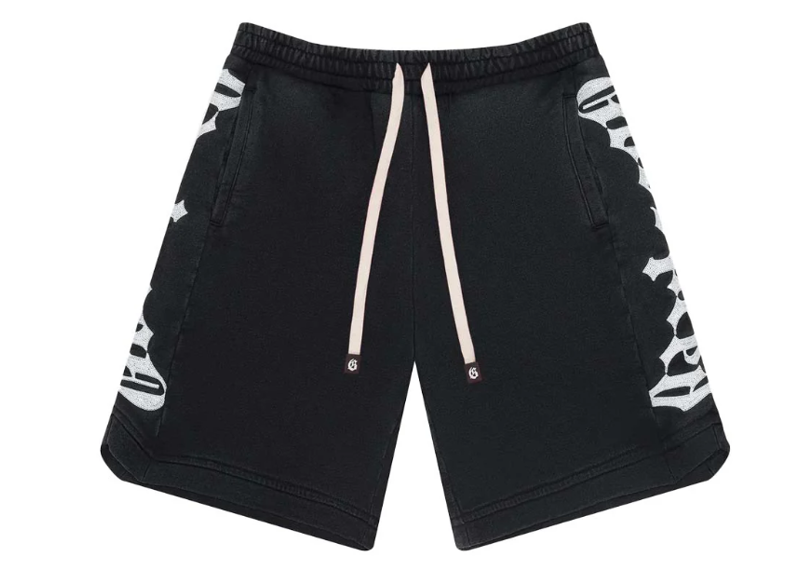 Godspeed Courtside Sweat Shorts Black Wash