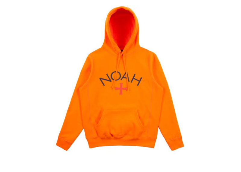 Noah Core Logo Hoodie (SS19) Orange