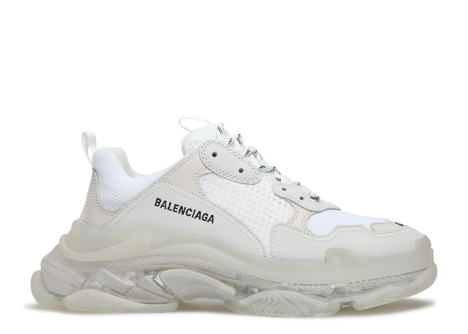 Balenciaga Wmns Triple S White Clear Sole