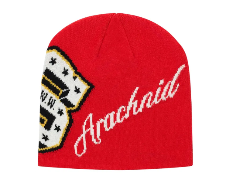 Sp5der Varsity Skully Red
