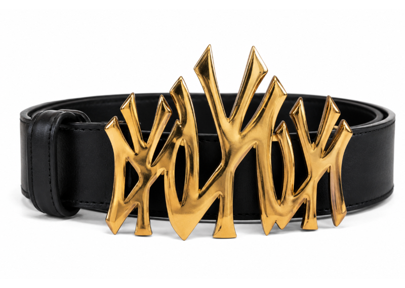 REVESAGITES BLACK GOLD NYC BELT