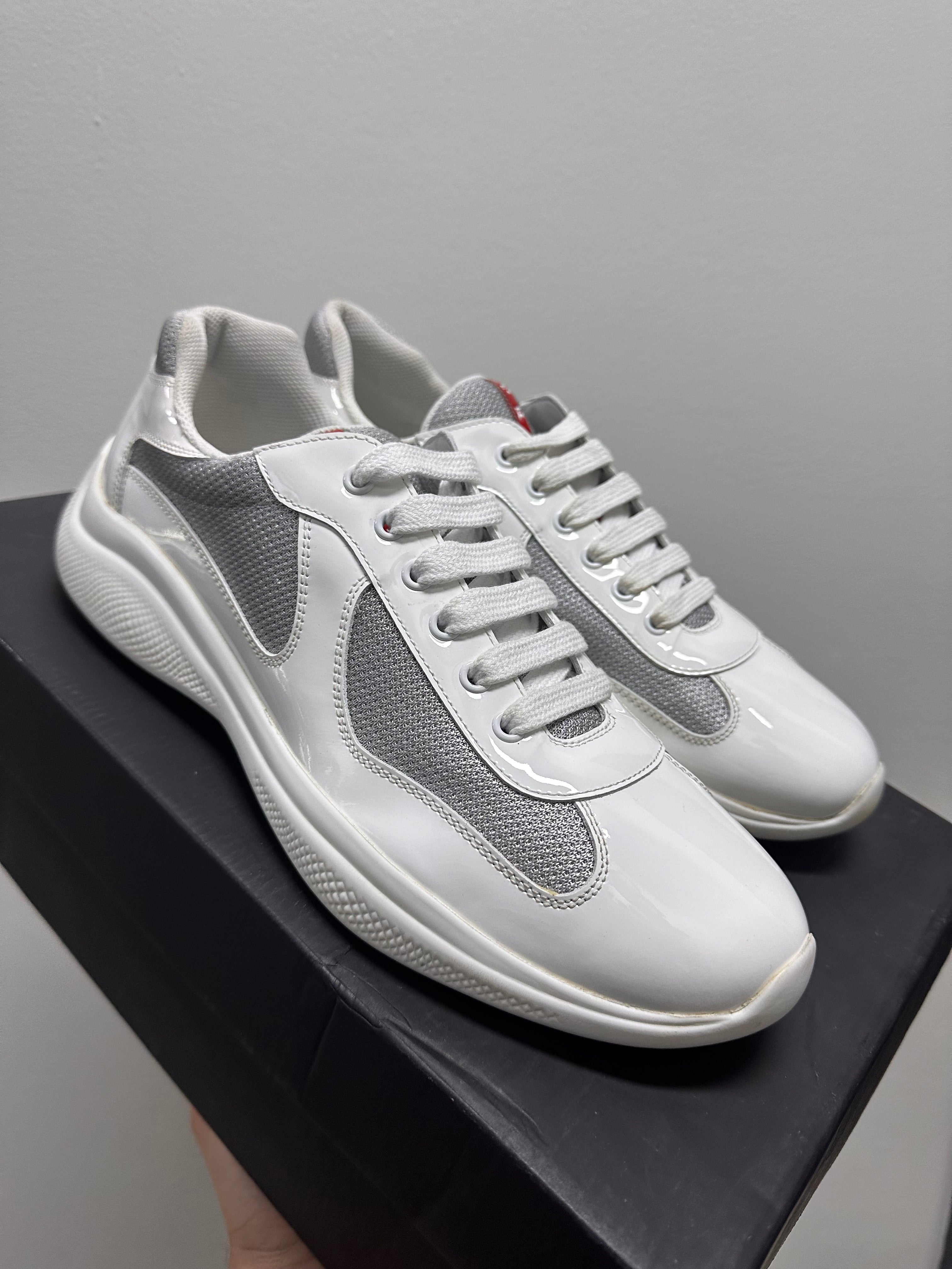 Prada Americas Cup White Patent