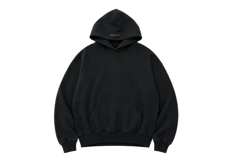 ESSENTIALS JET BLACK PULLOVER (PRE-LOVED)
