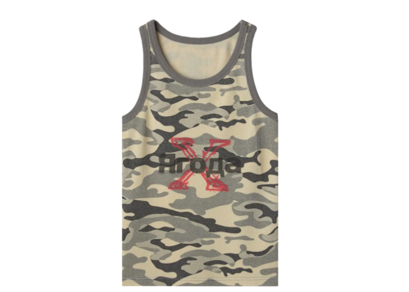GV Gallery Waffle Snow Tank Cream Snow Camo