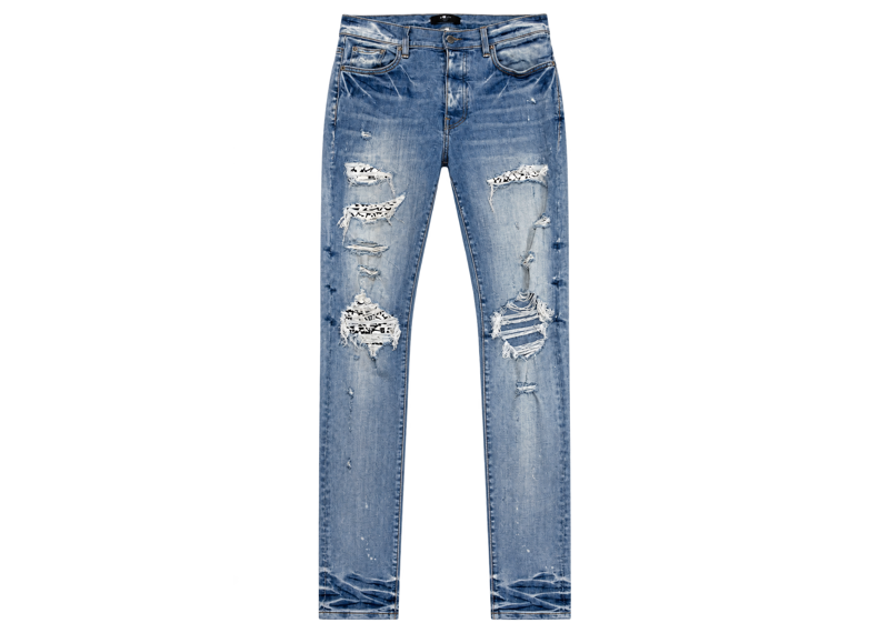 Amiri Exclusive Bone Denim