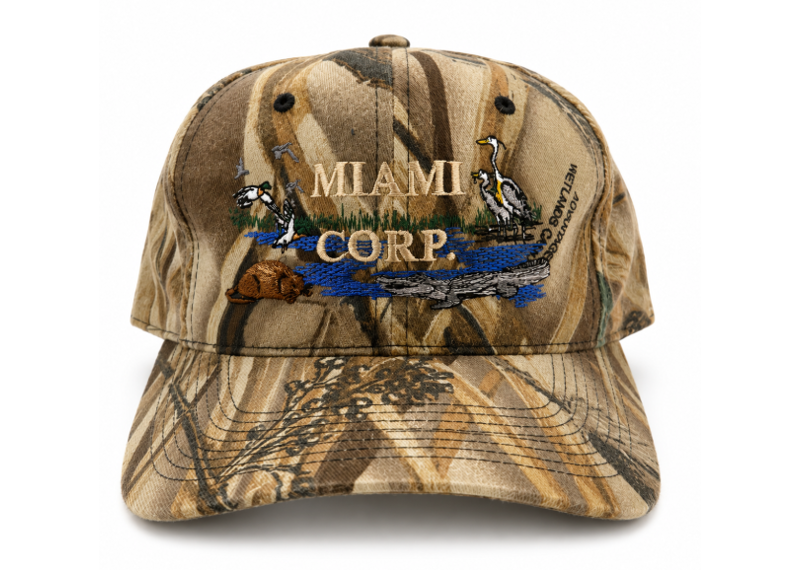 VINTAGE MIAMI CORO CAMO HAT