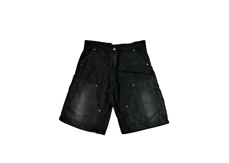 Fine Britches Denim Jorts Black