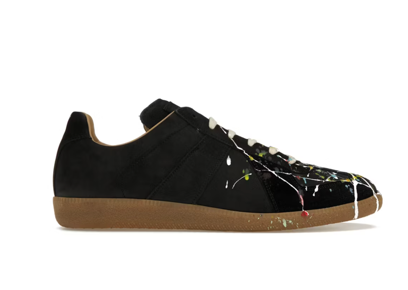 Maison Margiela Paint Replica German Army Trainer (GAT) Black