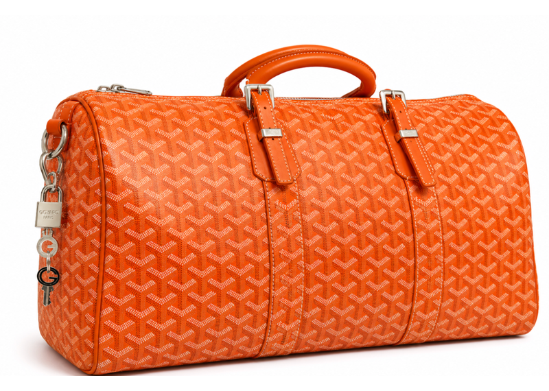 Goyard Orange Croisiere 40 Duffle Bag