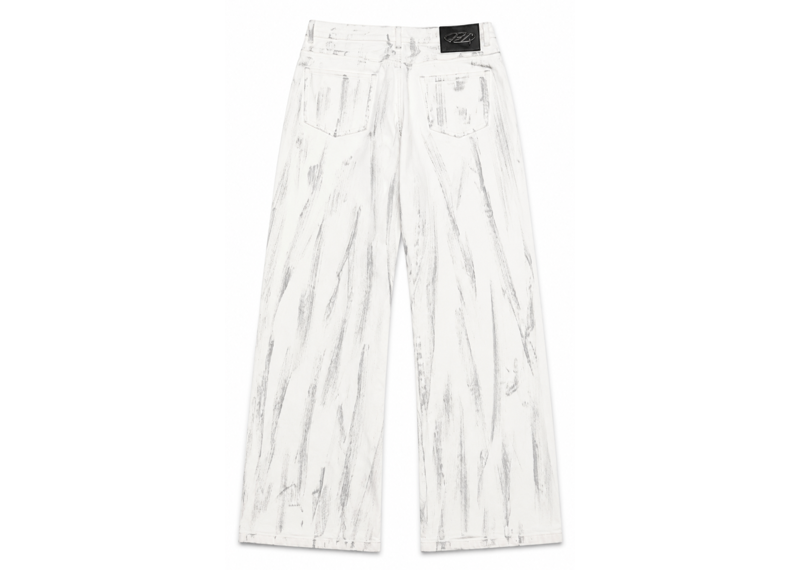 ANNAKIKI TWO SIDES OF ME WHITE GREY DENIM