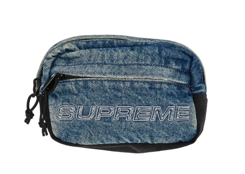 Supreme Denim Mini Shoulder Bag Washed Indigo