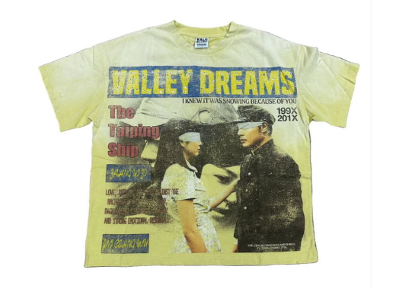 Vale Forever The Cross Bling Tee Yellow