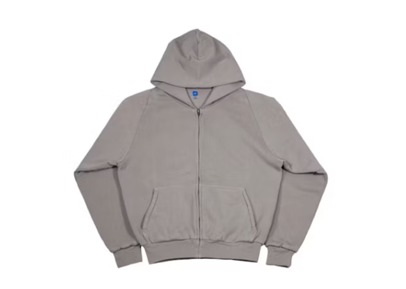 Yeezy x Gap Unreleased Zip Sweatshirt Hoodie Light Gray