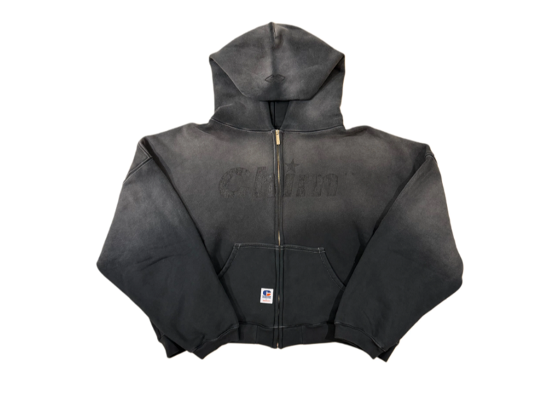 HMDD Chim Zip Up Hoodie Black