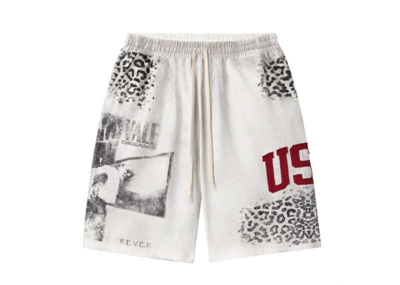 VALE FOREVER CHEETAH LONG SWEATSHORTS