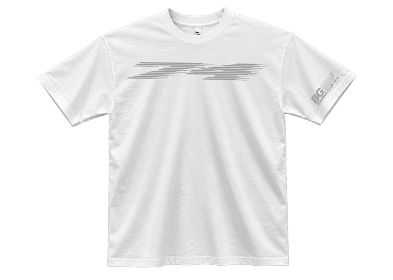 74 Is War White BGC Club Racer Tee