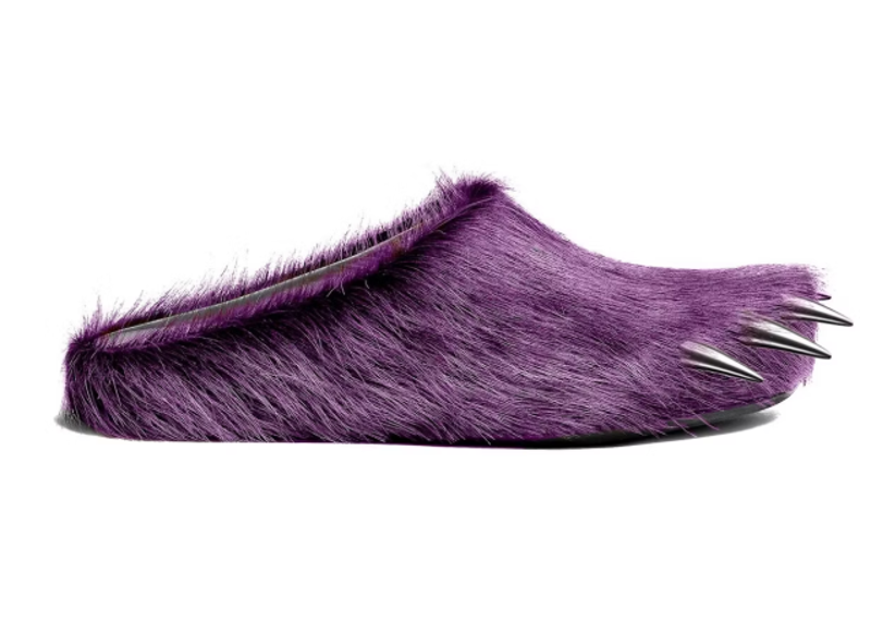 BRAVEST STUDIOS PURPLE BEAR CLAW MULES