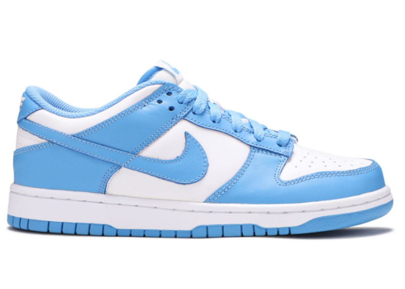 NIKE DUNK LOW GS 'UNIVERSITY BLUE' (YELLOWED)