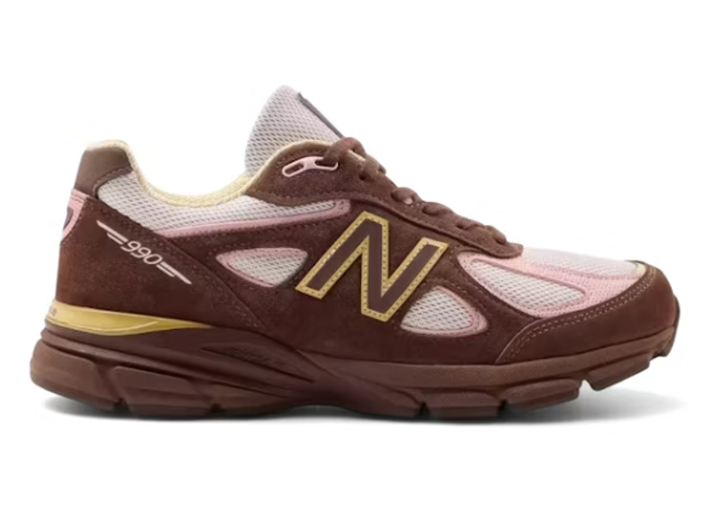New Balance 990v4 MiUSA Pumpernickel Pink Chalk