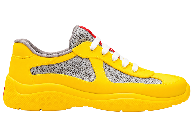 Prada Men's America's Cup Soft Rubber YELLOW