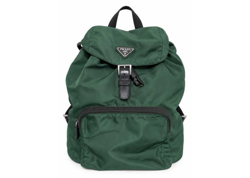 Prada Mini Nylon Backpack Green