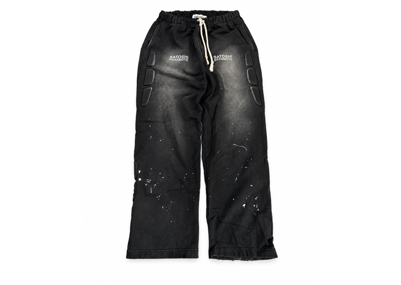 Satoshi Nakamoto Enduro Logo Print Cotton Sweatpant
