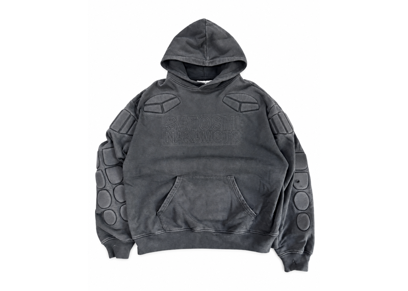 Satoshi Nakamoto Moto Black Hoodie