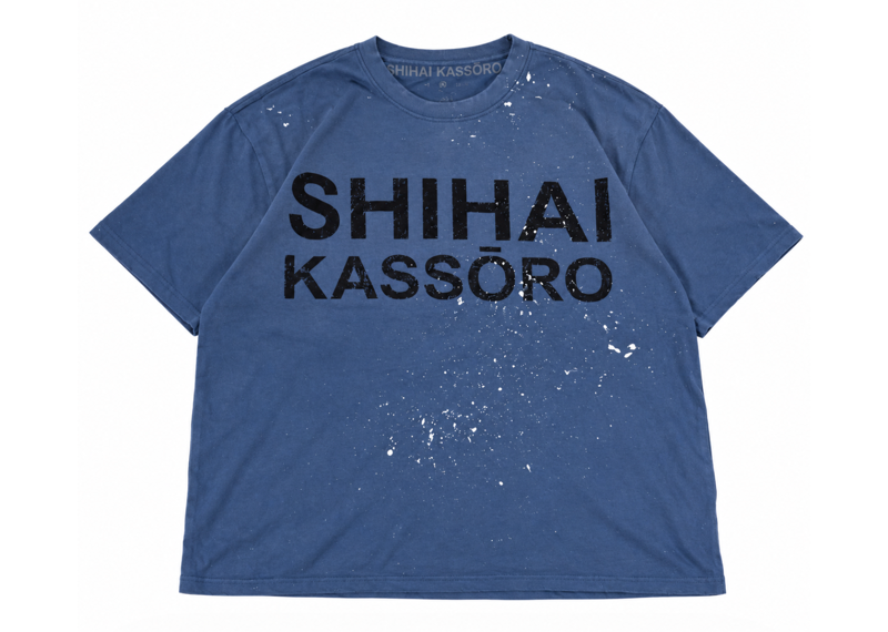 SHIHAI KASSORO PEAL NAVY BLUE TEE