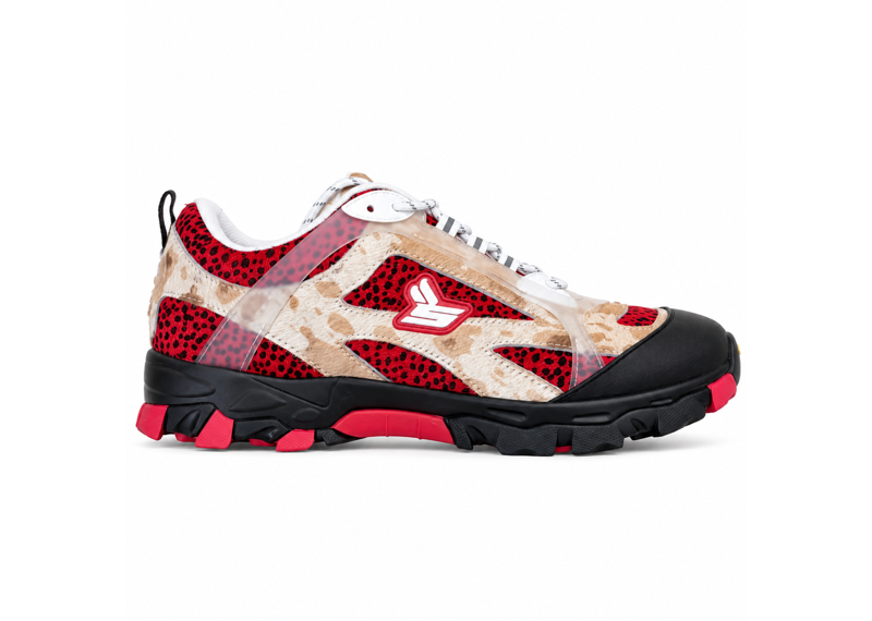 SICKO X PDF HIKING SHOE DIAMOND* RED CHEETAH FLIP