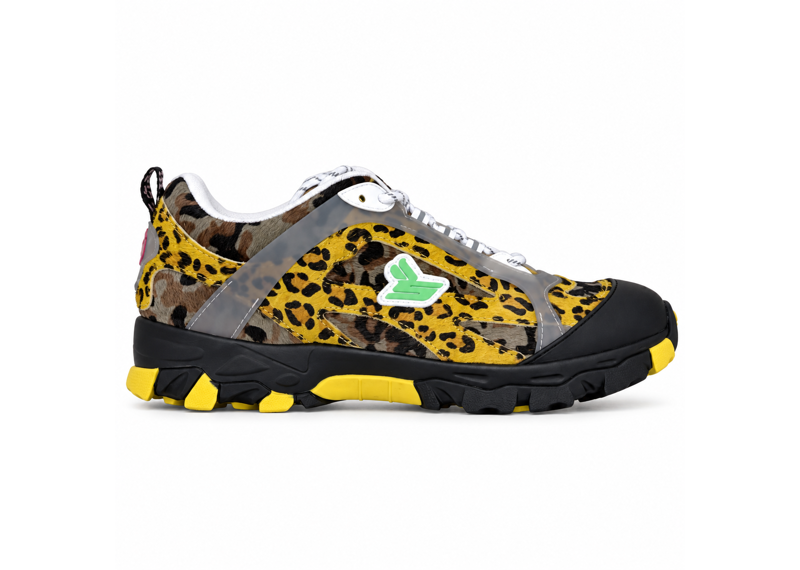 SICKO X PDF HIKING SHOE DIAMOND* YELLOW LEOPARD FLIP