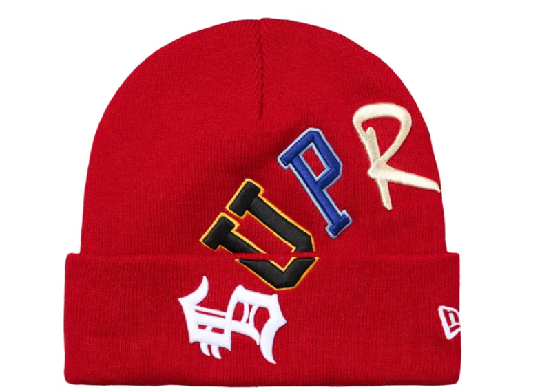 Supreme New Era Arc Beanie 'Red'
