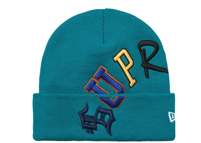 Supreme New Era Arc Beanie 'Teal'