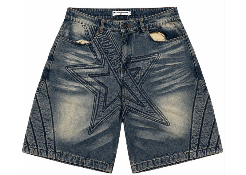 Vale Forever Motocroxxx Jorts 'Mud Wash'