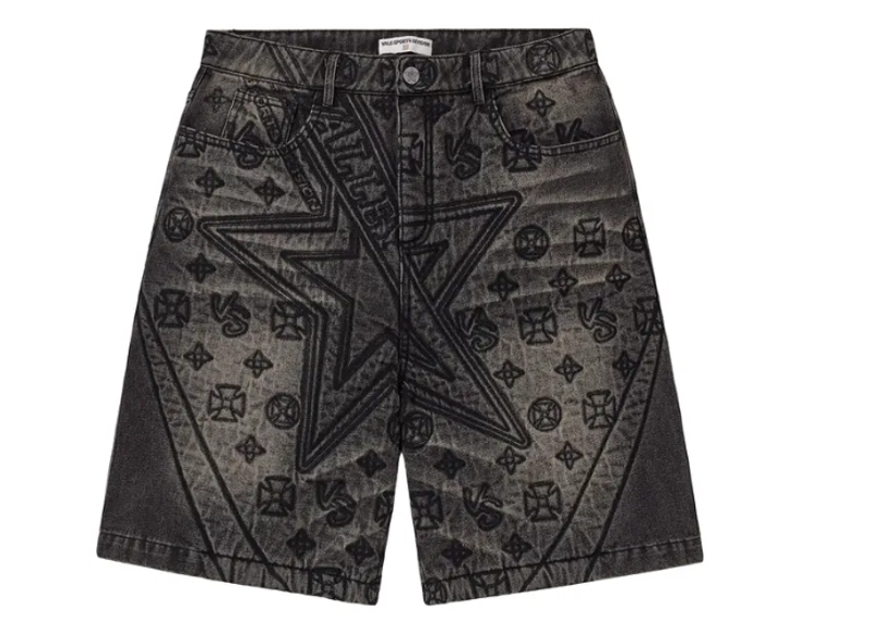 Vale Forever Spade Jorts 'Black'