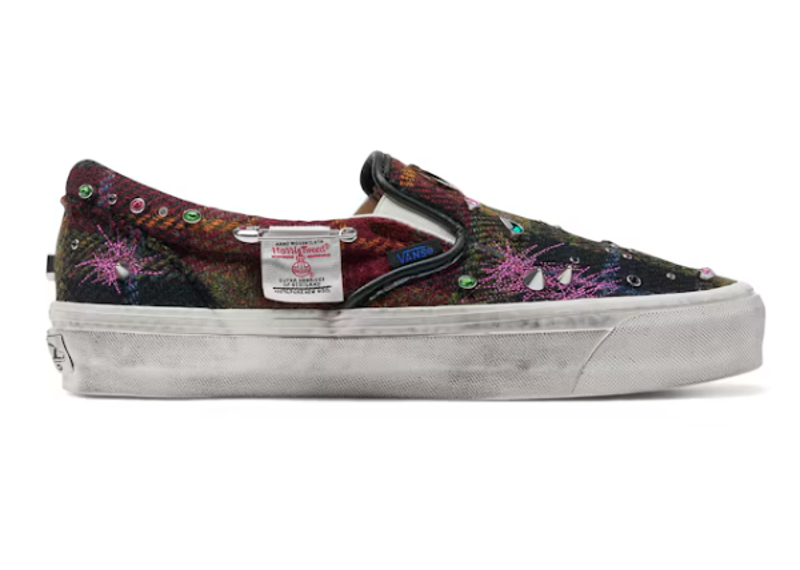 Vans Premium Classic Slip-On Harris Tweed Red
