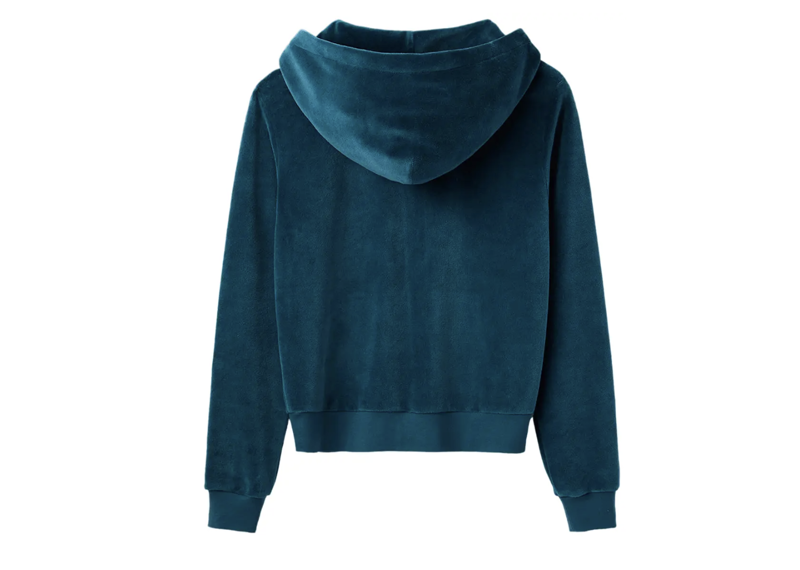 GV Gallery Paris Hilton WMNS Velour Zip Up 'Teal'