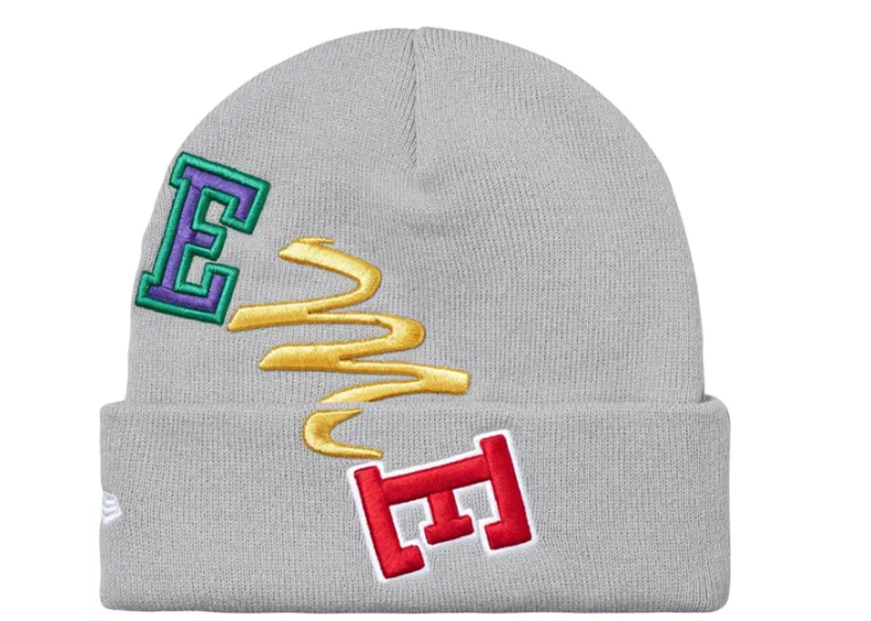 Supreme New Era Arc Beanie 'Grey'