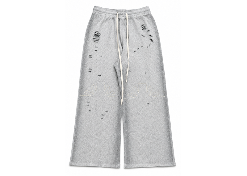 Vertabrae Thermal Kneed Sweatpants Grey
