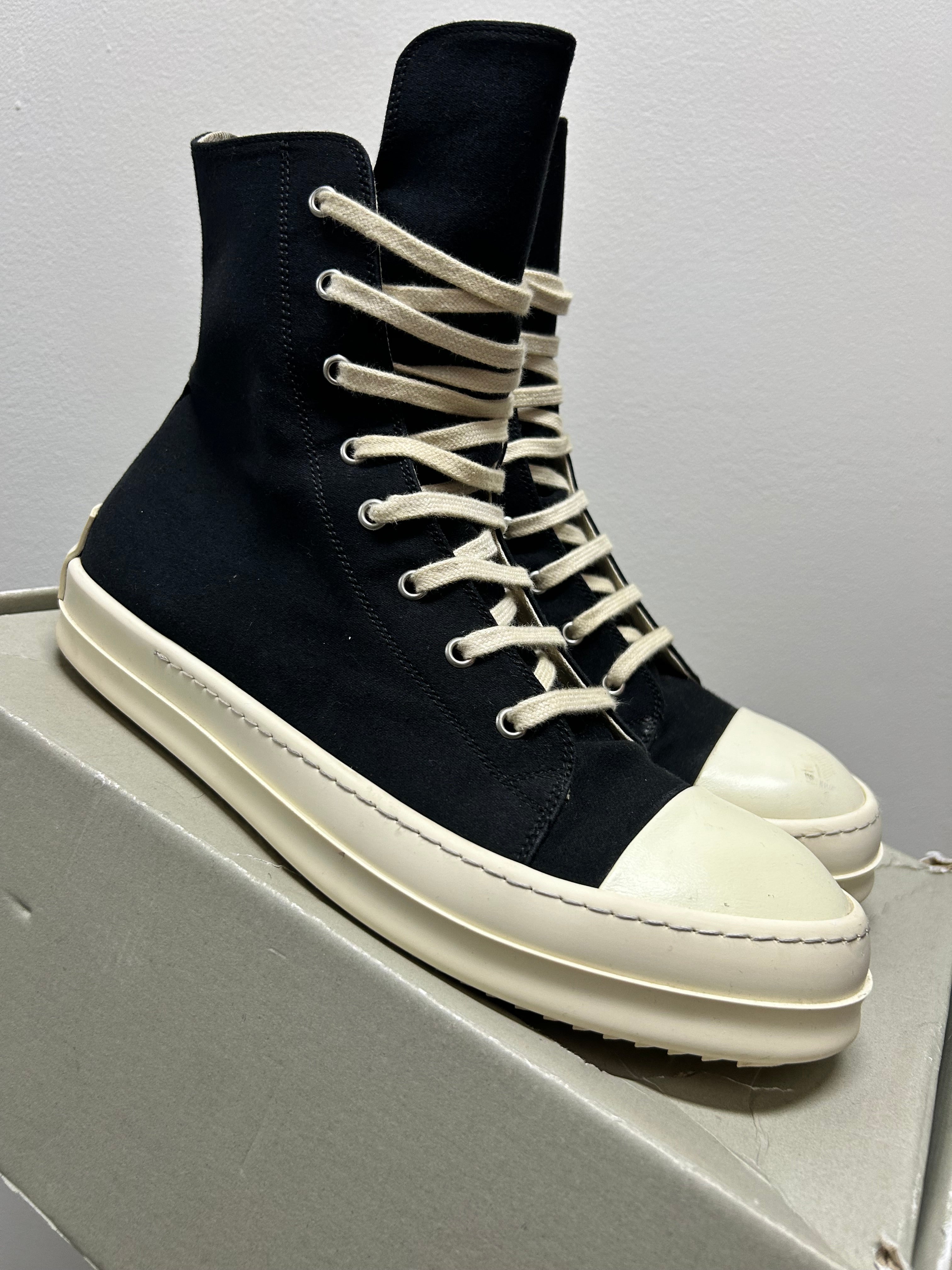 RICK OWENS DRKSHDW HIGH TOP BLACK