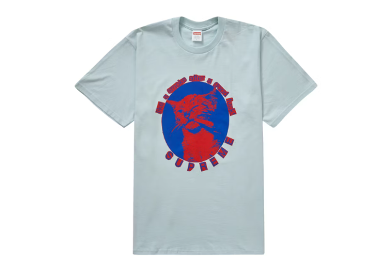 Supreme Smoke Tee (SS23) Pale Blue