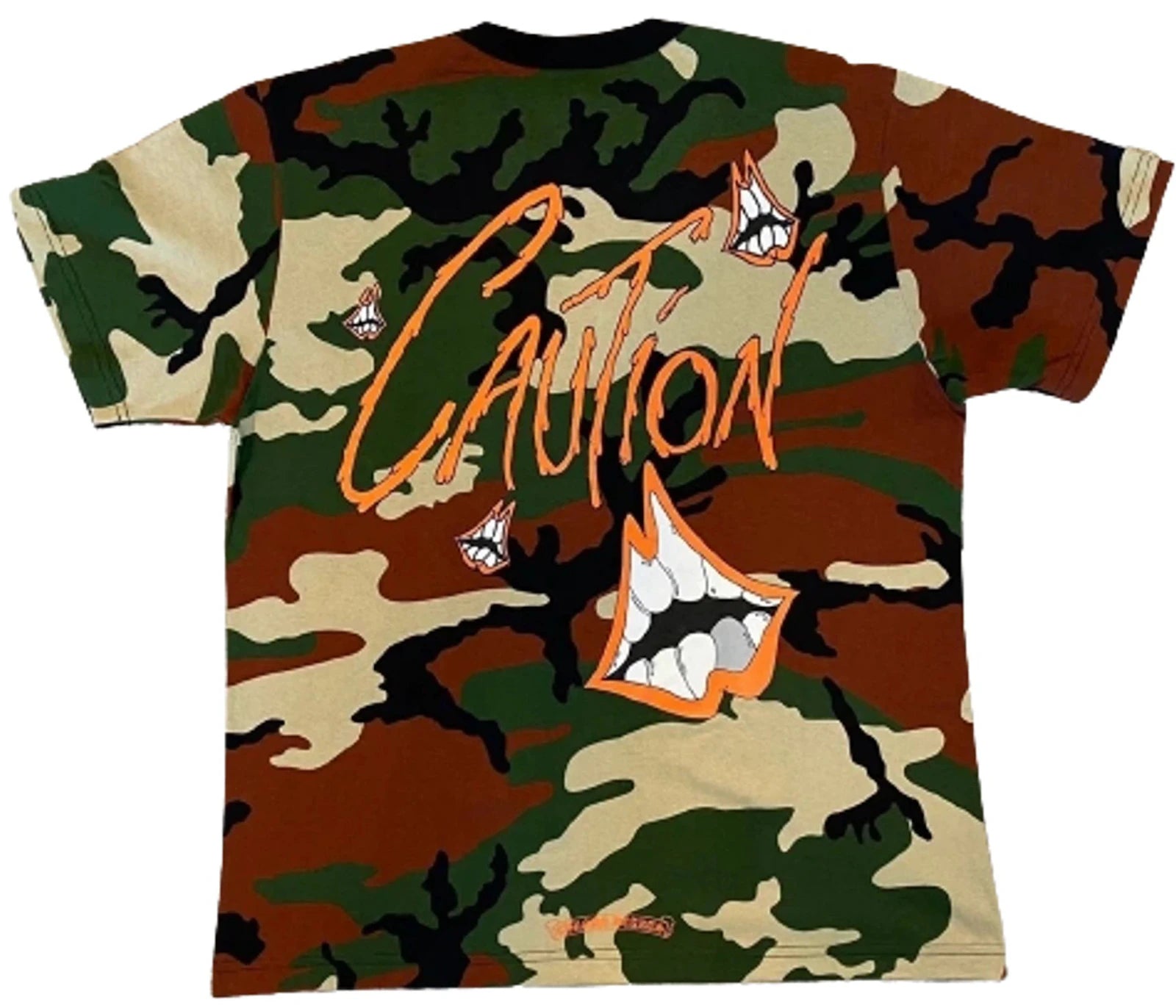 Chrome Hearts Matty Boy Caution T-shirt Camo