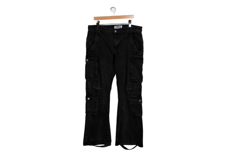 VALE EARLY SEASON FLARED BLACK CARGO DENIUM