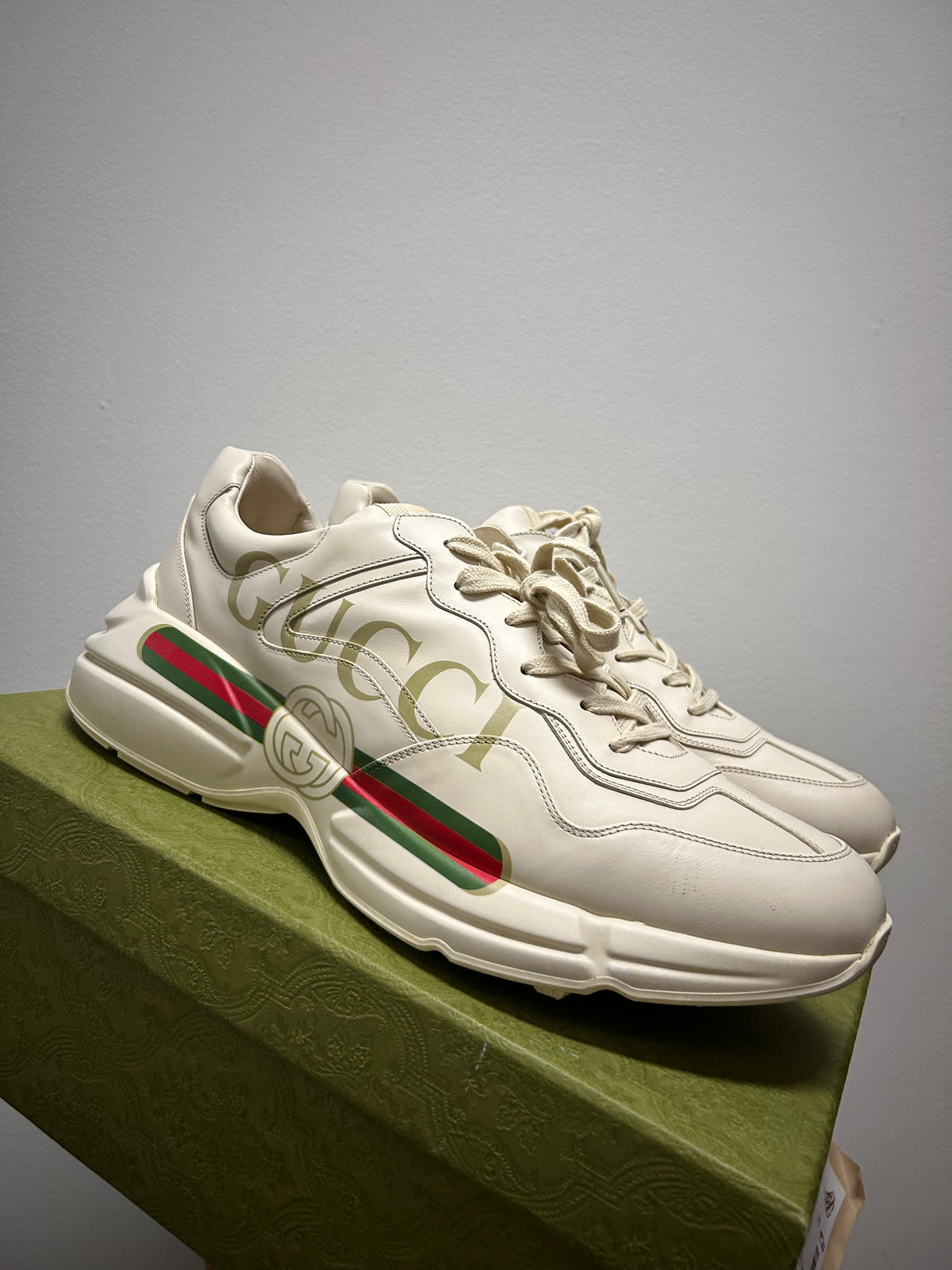 Gucci Rhython Leather Sneaker 'Logo'