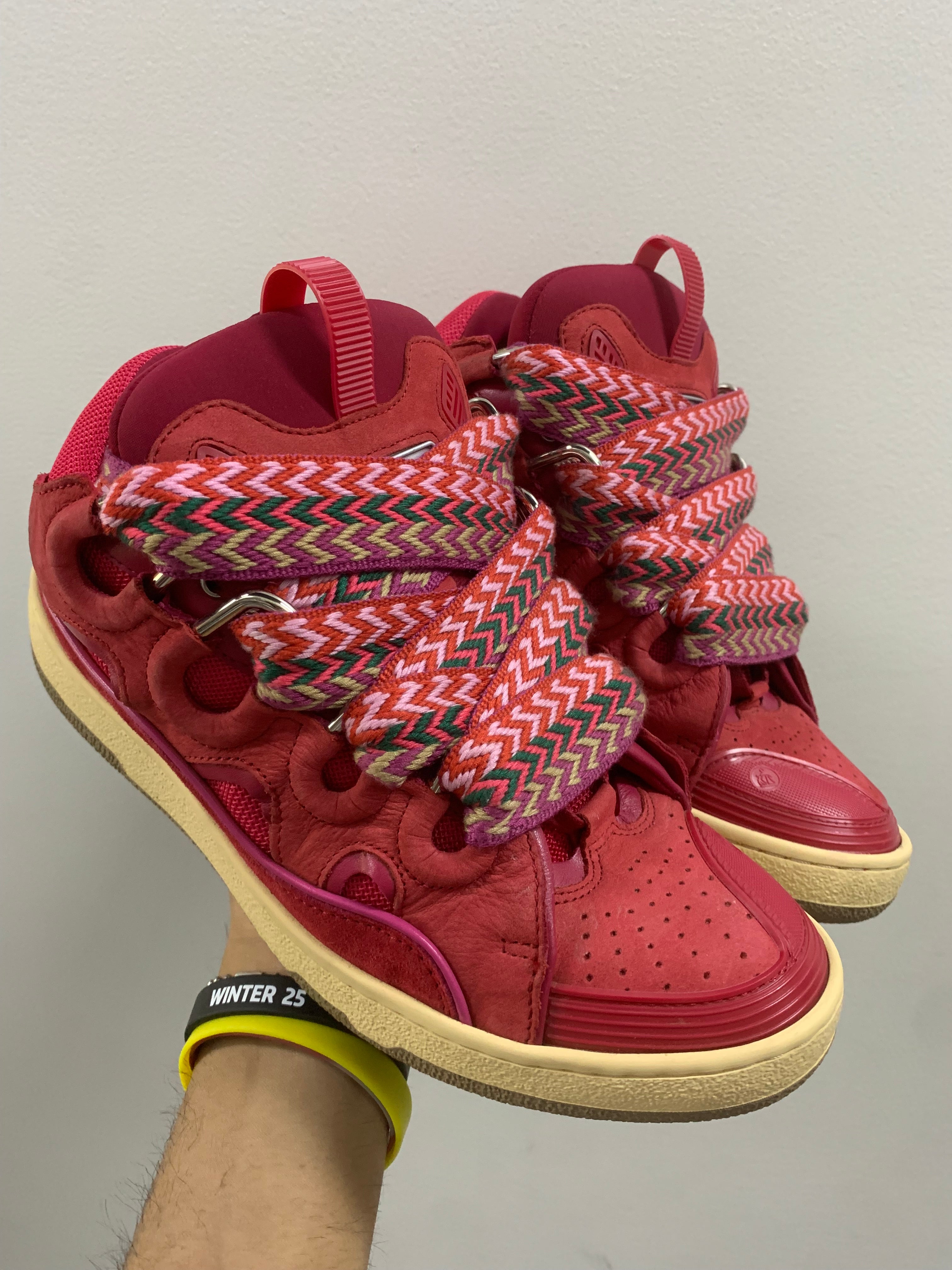 Lanvin Curb Sneakers Watermelon
