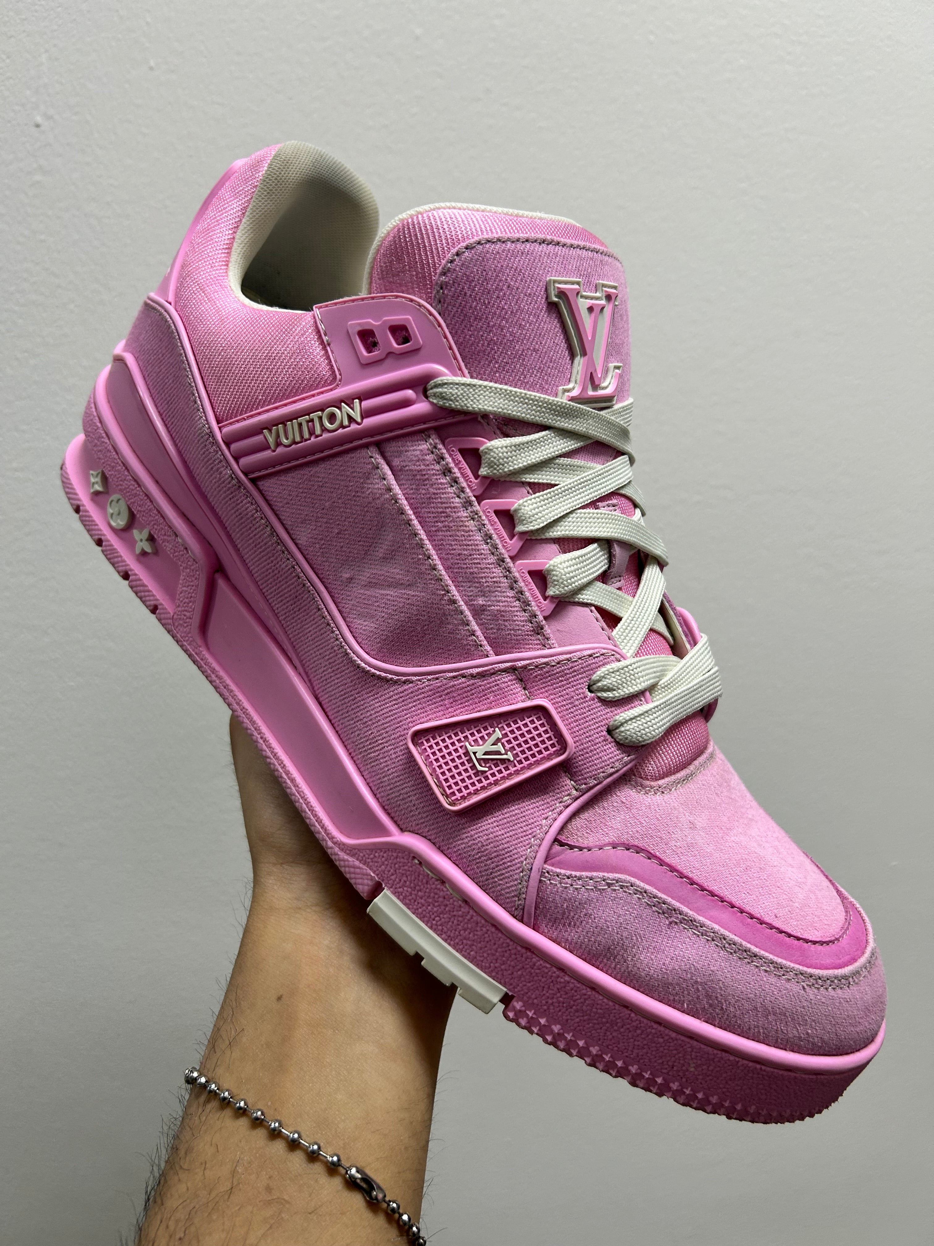 Louis Vuitton LV Trainer Pink