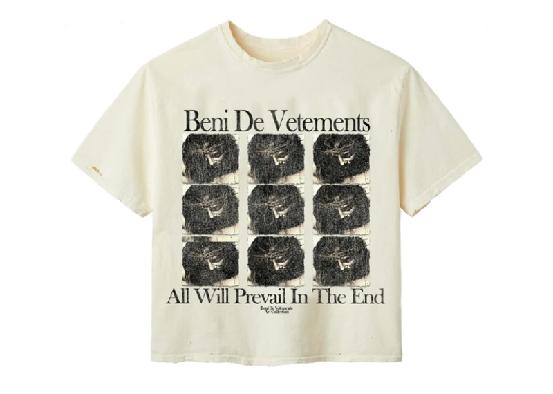 BENI DE VETEMENTS CREAM TEE