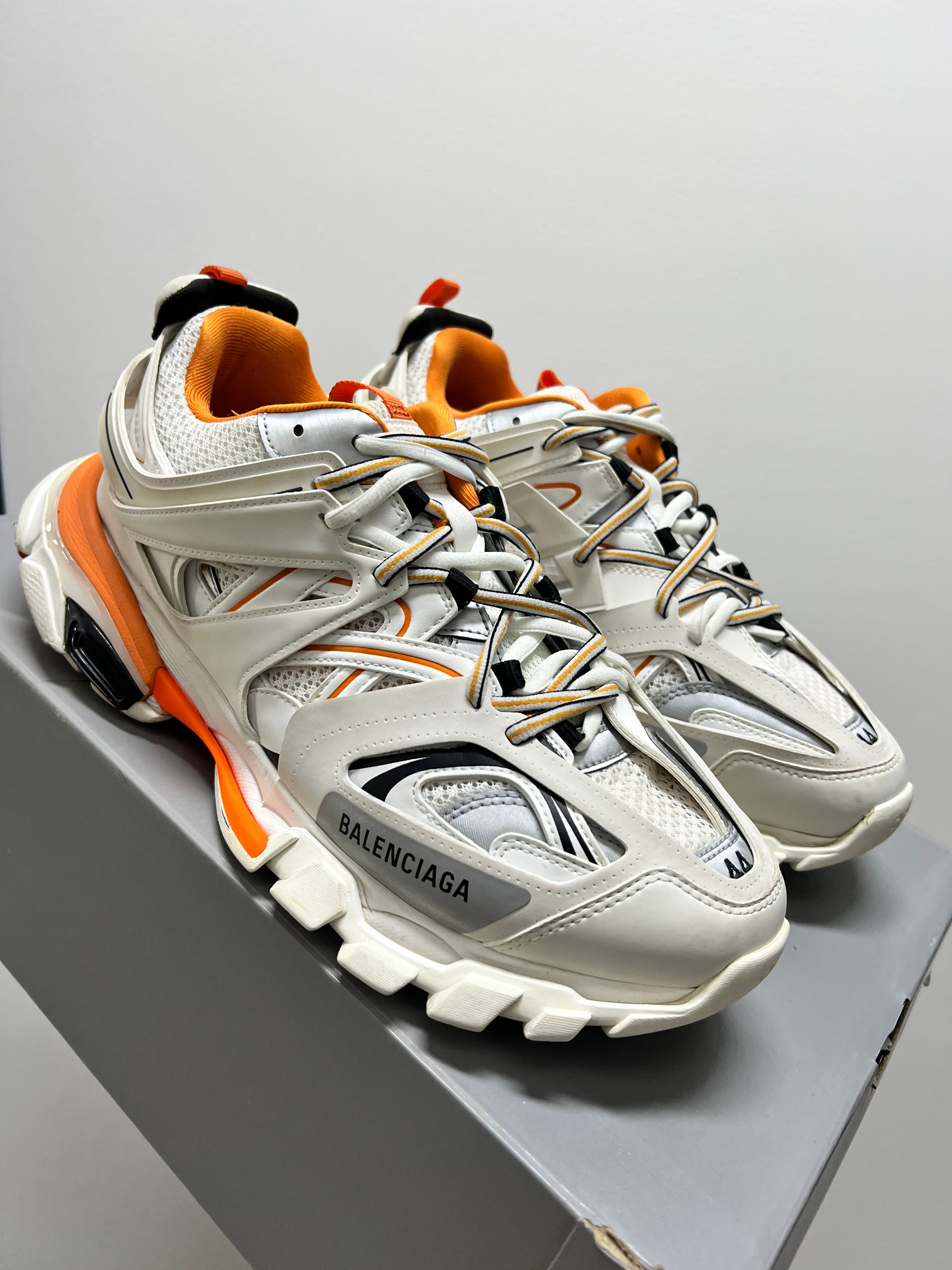 Balenciaga Track Sneaker White Orange