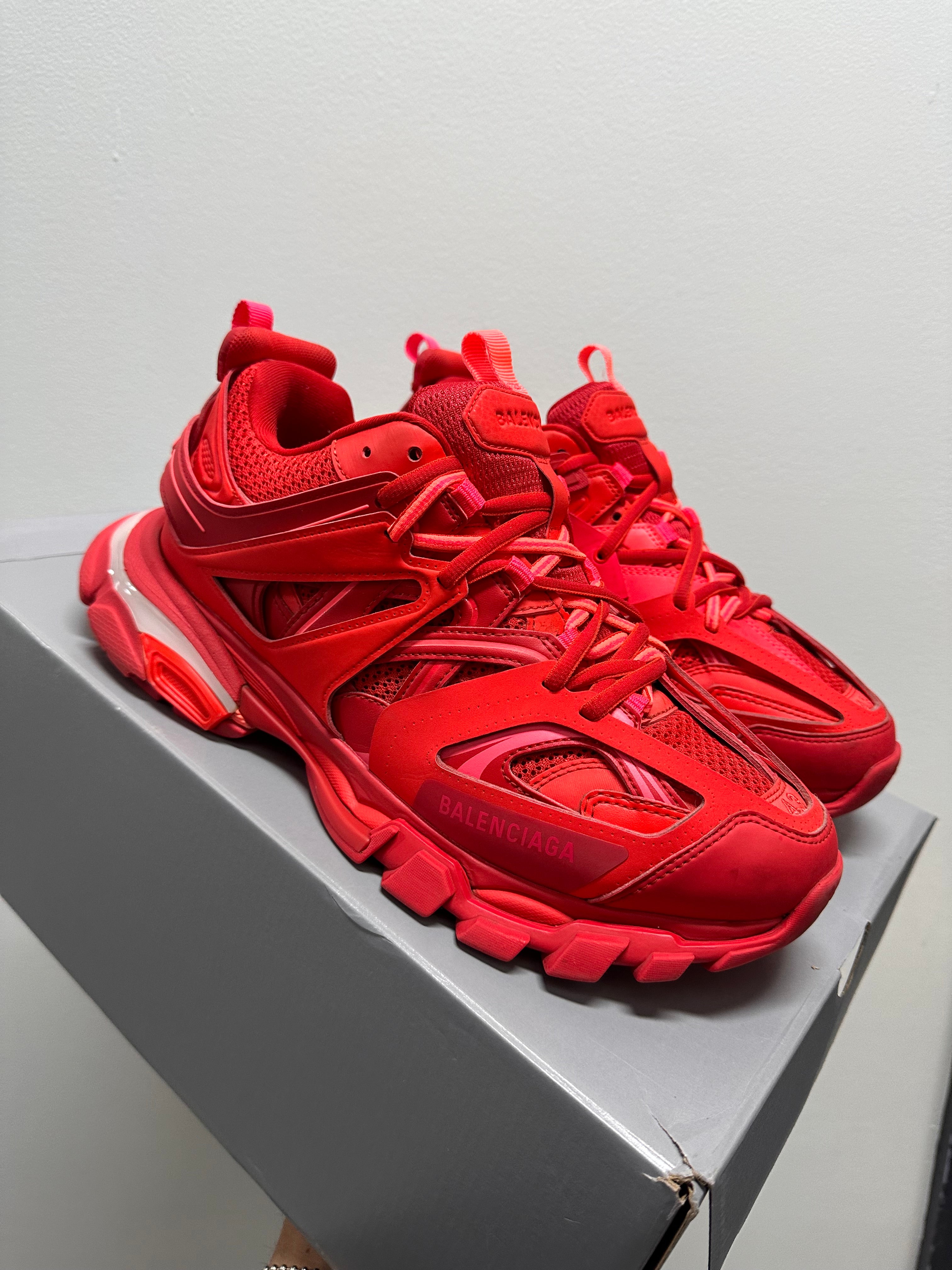 Balenciaga Track Trainer Red